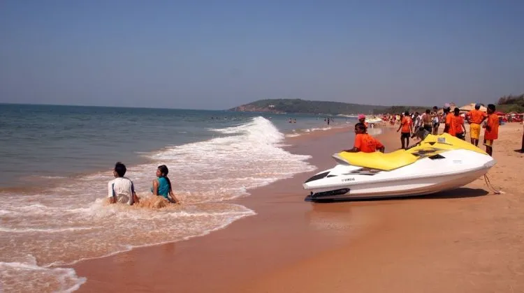Calangute Beach in Goa Cost