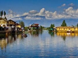 Nigeen Lake in Kashmir
